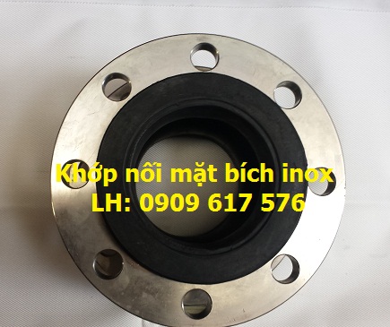 Khớp nối cao su kết nối mặt  bích inox DN80