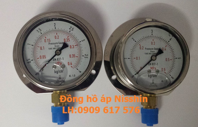 Đồng hồ đo áp suất Nisshin