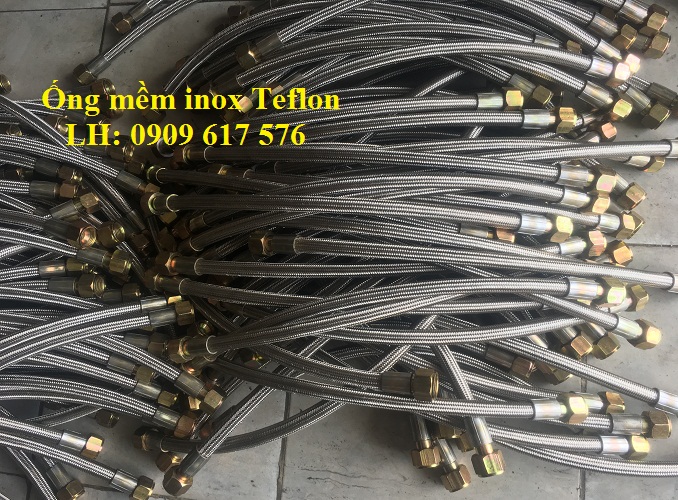 Ống mềm inox teflon 