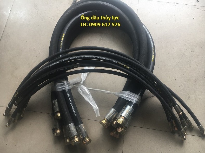 Ống cao su thủy lực lõi thép 