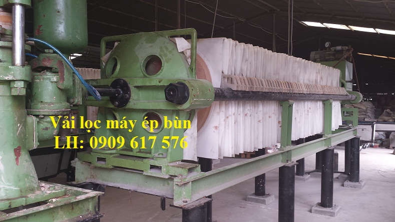 Vải lọc máy ép bùn thải 