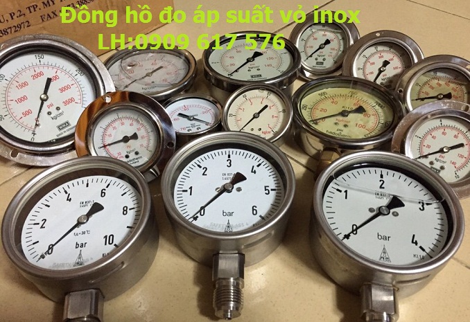 Đồng hồ đo áp suất 0-60bar 