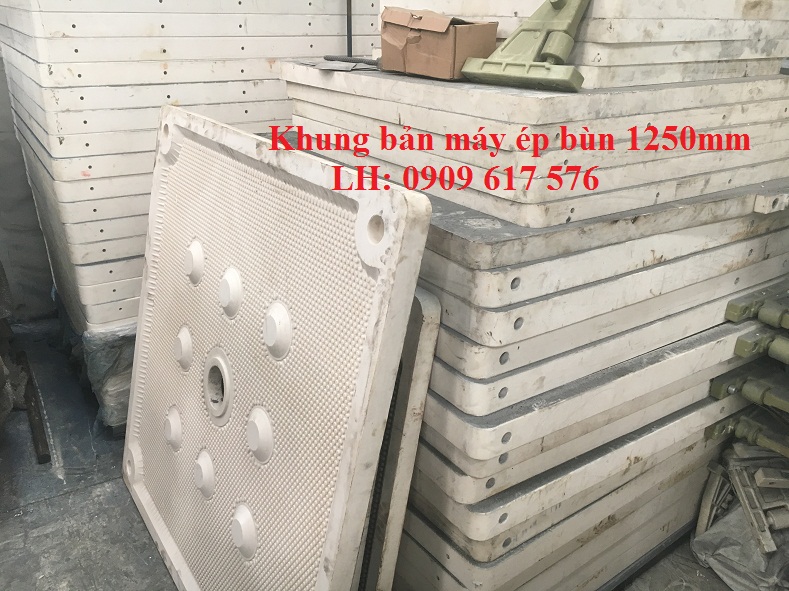 khung bản máy ép bùn 1250x1250x70mm