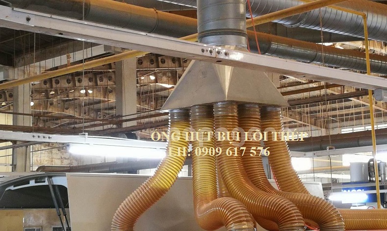 Ống hút bụi chịu nhiệt phi 100