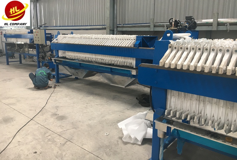 Máy ép bùn khung bản 