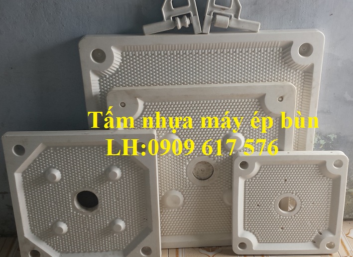 khung bản máy ép bùn,tấm nhựa máy ép bùn