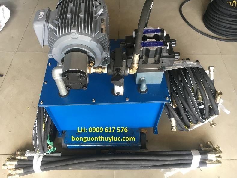 bộ nguồn thủy lực máy ép phế liệu 