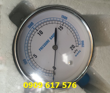 đồng hồ đo áp suất 0-20kpa