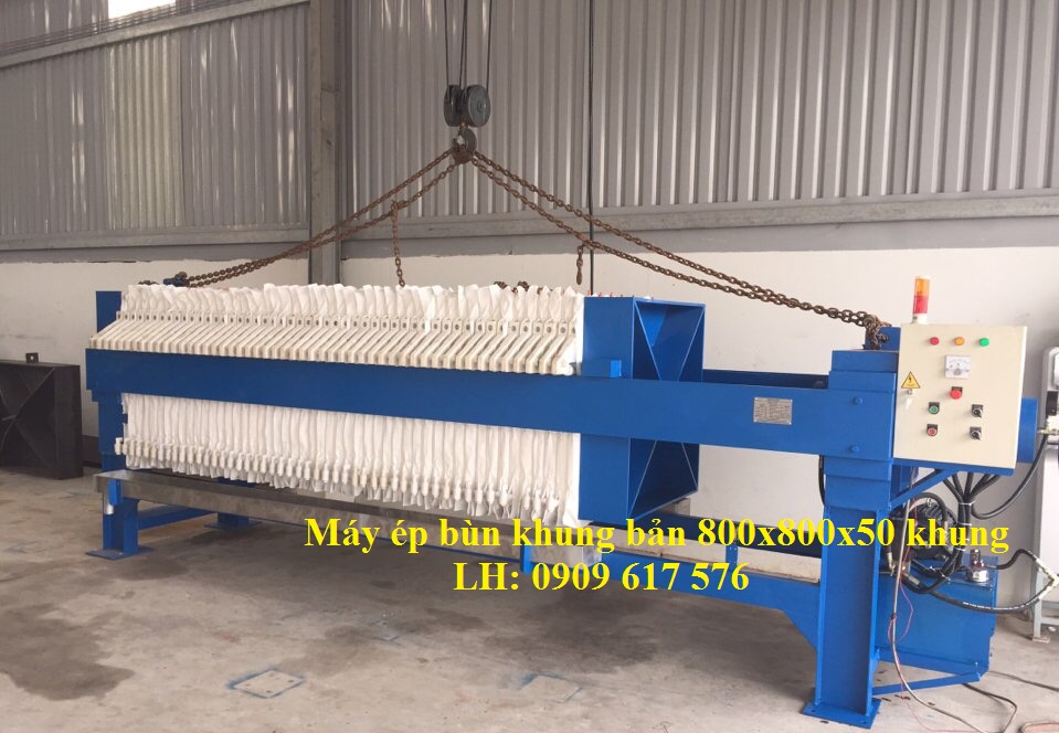 Máy ép bùn khung bản 800x800