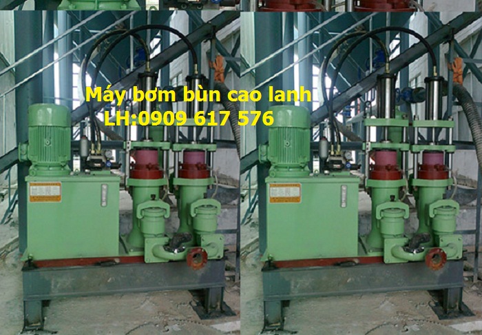 bơm bùn đất cao lanh 